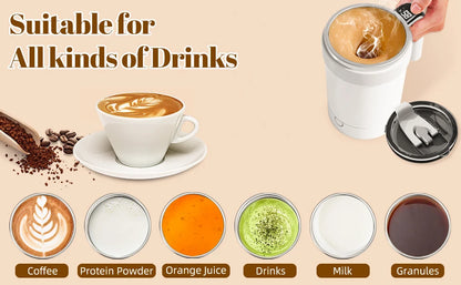 Detachable Self-Stirring Mug – Smart Magnetic Mixer Cup