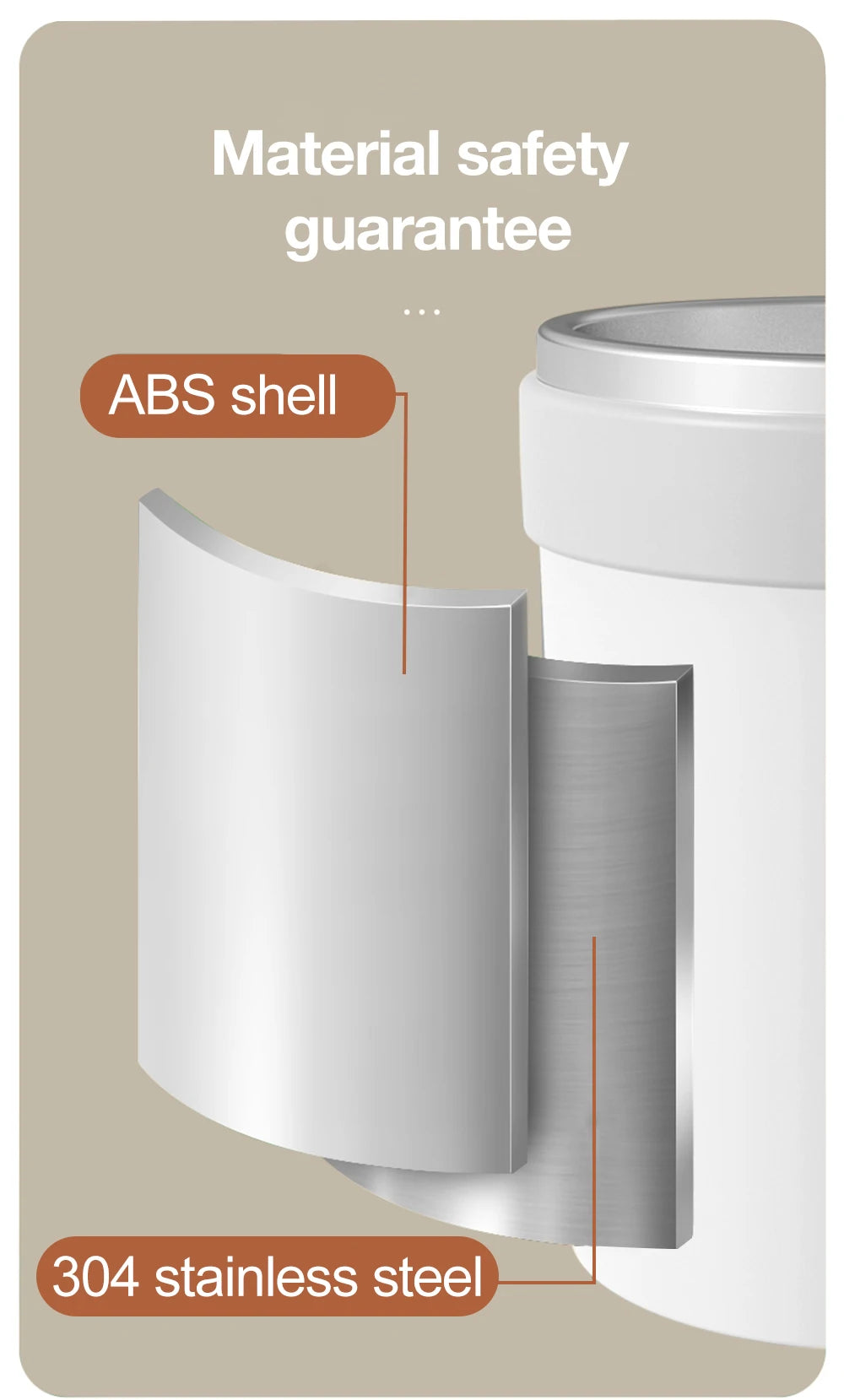 Detachable Self-Stirring Mug – Smart Magnetic Mixer Cup