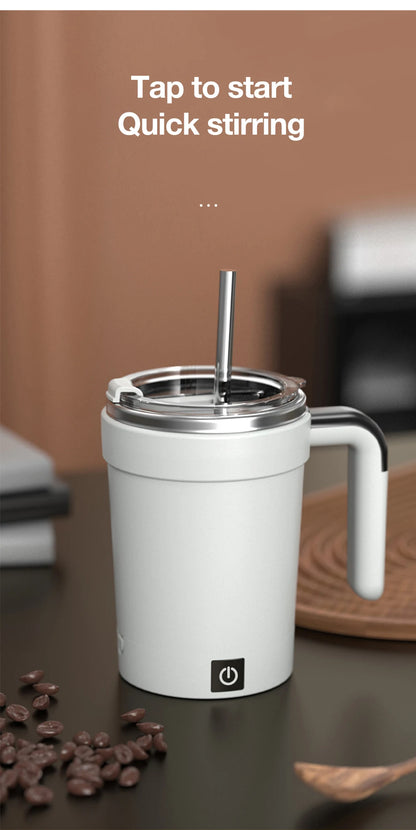 Detachable Self-Stirring Mug – Smart Magnetic Mixer Cup