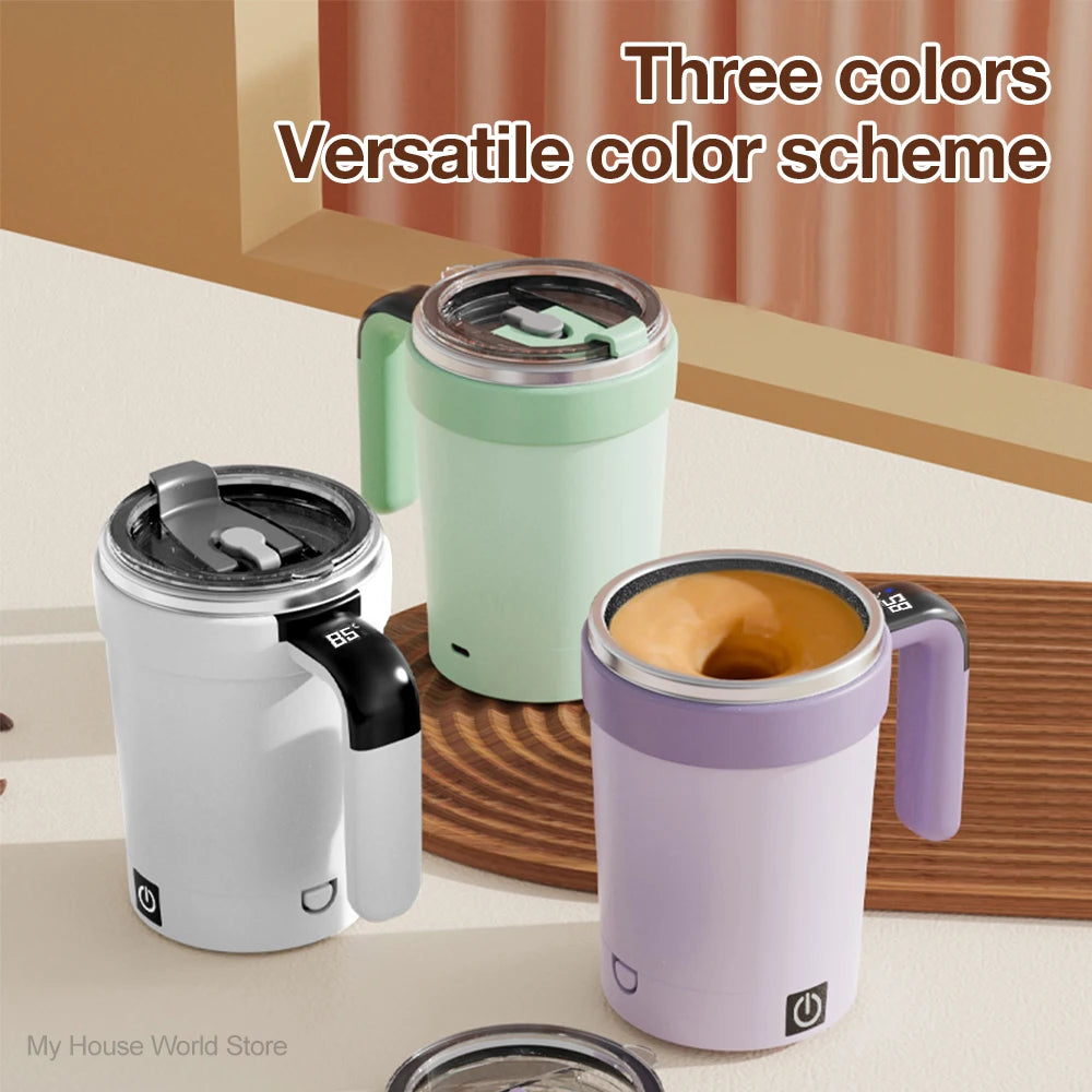 Detachable Self-Stirring Mug – Smart Magnetic Mixer Cup