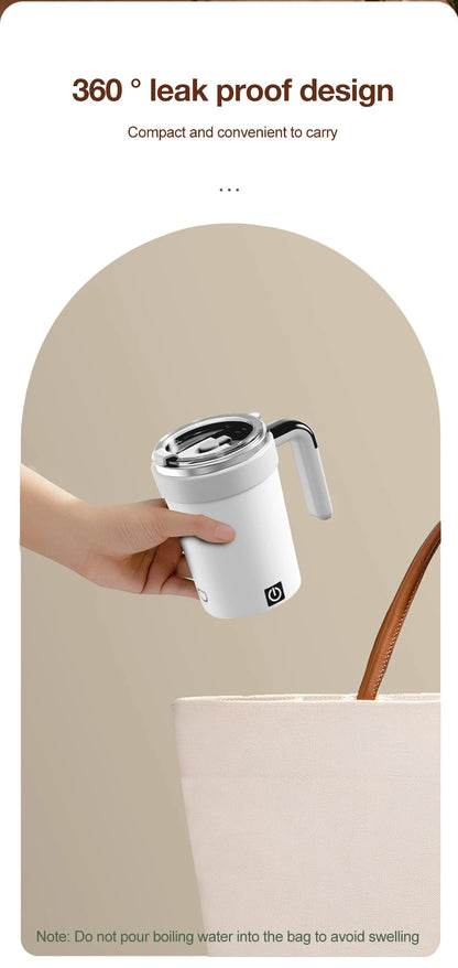Detachable Self-Stirring Mug – Smart Magnetic Mixer Cup