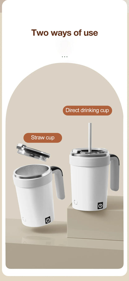 Detachable Self-Stirring Mug – Smart Magnetic Mixer Cup