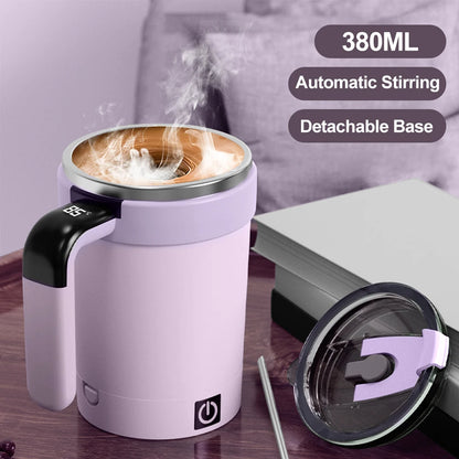 Detachable Self-Stirring Mug – Smart Magnetic Mixer Cup